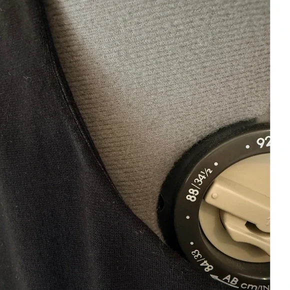 Talbots Petites Black Sleeveless Front Slit Sheath Dress 10P Round Neck Zip Back - Picture 10 of 11